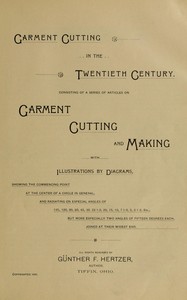 Cover of Garment cutting in the twentieth century