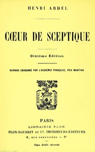 Cœur de sceptique