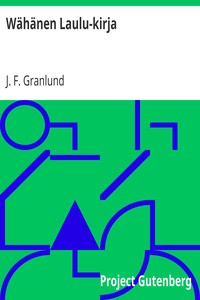 Cover of Wähänen Laulu-kirja