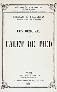 Cover of Les mémoires d'un valet de pied