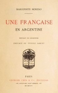 Cover of Une Française en Argentine