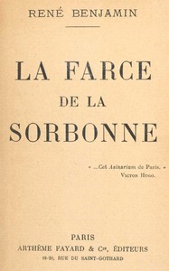Cover of La farce de la Sorbonne
