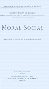 Cover of Moral social