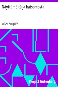 Näyttämöltä ja katsomosta