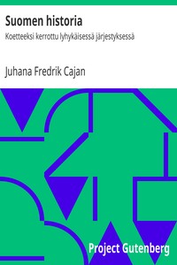 Cover of Suomen historia