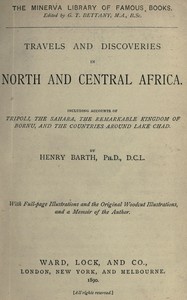 Cover of Travels and discoveries in North and Central Africa