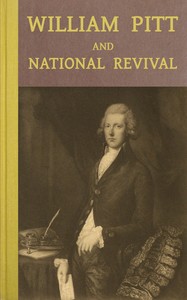Cover of William Pitt and national revival