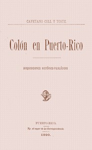 Cover of Colon en Puerto-Rico