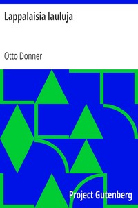 Cover of Lappalaisia lauluja