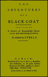 Cover of The adventures of a black coat