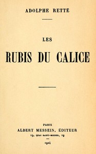 Les rubis du calice