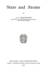 Cover of Stars and atoms