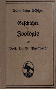 Cover of Geschichte der Zoologie