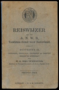Cover of Reiswijzer van den A.N.W.B., Toeristen-Bond voor Nederland