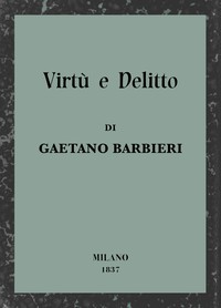Cover of Virtù e delitto