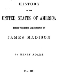 Cover of History of the United States of America, Volume 9 (of 9)