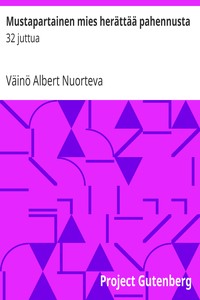 Mustapartainen mies herättää pahennusta