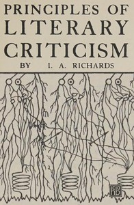 Cover of Principles of literary criticism