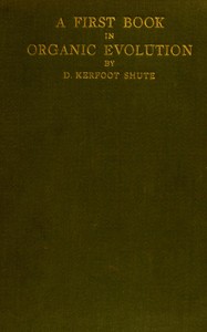 Cover of A first book in organic evolution