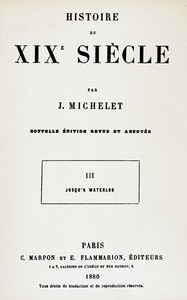 Histoire du XIXe siècle (volume 3/3)