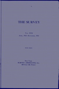 Cover of The Survey, Volume 30, Number 4, Apr 26, 1913