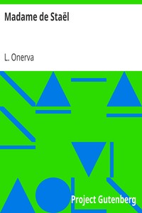 Cover of Madame de Staël