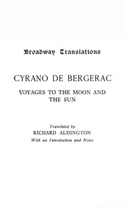 Cover of Voyages to the Moon and the Sun