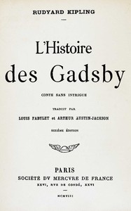 Cover of L'histoire des Gadsby
