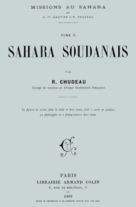Cover of Missions au Sahara, tome 2