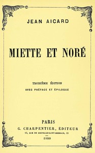 Cover of Miette et Noré