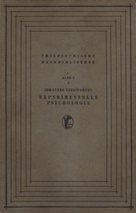 Cover of Experimentelle Psychologie