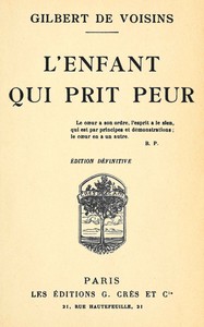 L'enfant qui prit peur