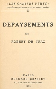 Cover of Dépaysements