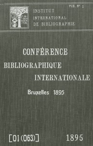 Cover of Création d'un répertoire bibliographique universel