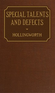 Cover of Special talents and defects