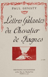 Cover of Lettres galantes du chevalier de Fagnes