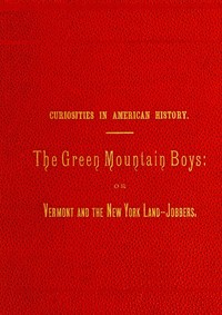 Cover of The Green Mountain Boys