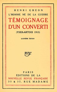 Cover of L'homme né de la guerre