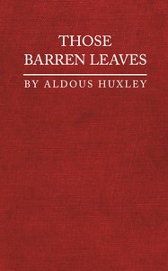 Cover of Those barren leaves