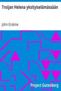 Cover of Troijan Helena yksityiselämässään