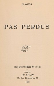 Cover of Pas perdus