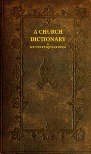 Cover of A church dictionary