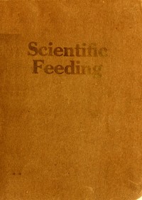 Cover of Vegetarian supplement to Scientific feeding