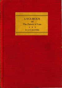 Cover of Lycurgus