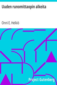 Uuden runomittaopin alkeita