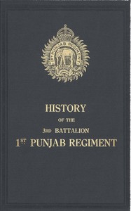 Cover of A brief history of the 3rd Battalion, 1st Punjab Regiment