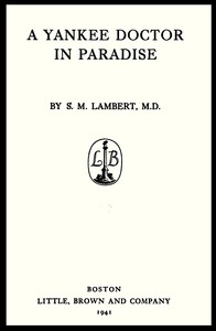 Cover of A Yankee doctor in paradise