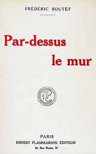 Cover of Par-dessus le mur