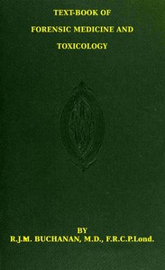 Cover of Text-book of forensic medicine and toxicology