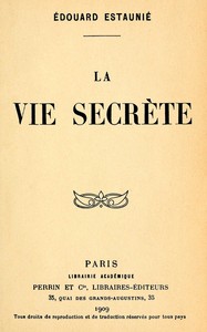 Cover of La vie secrète